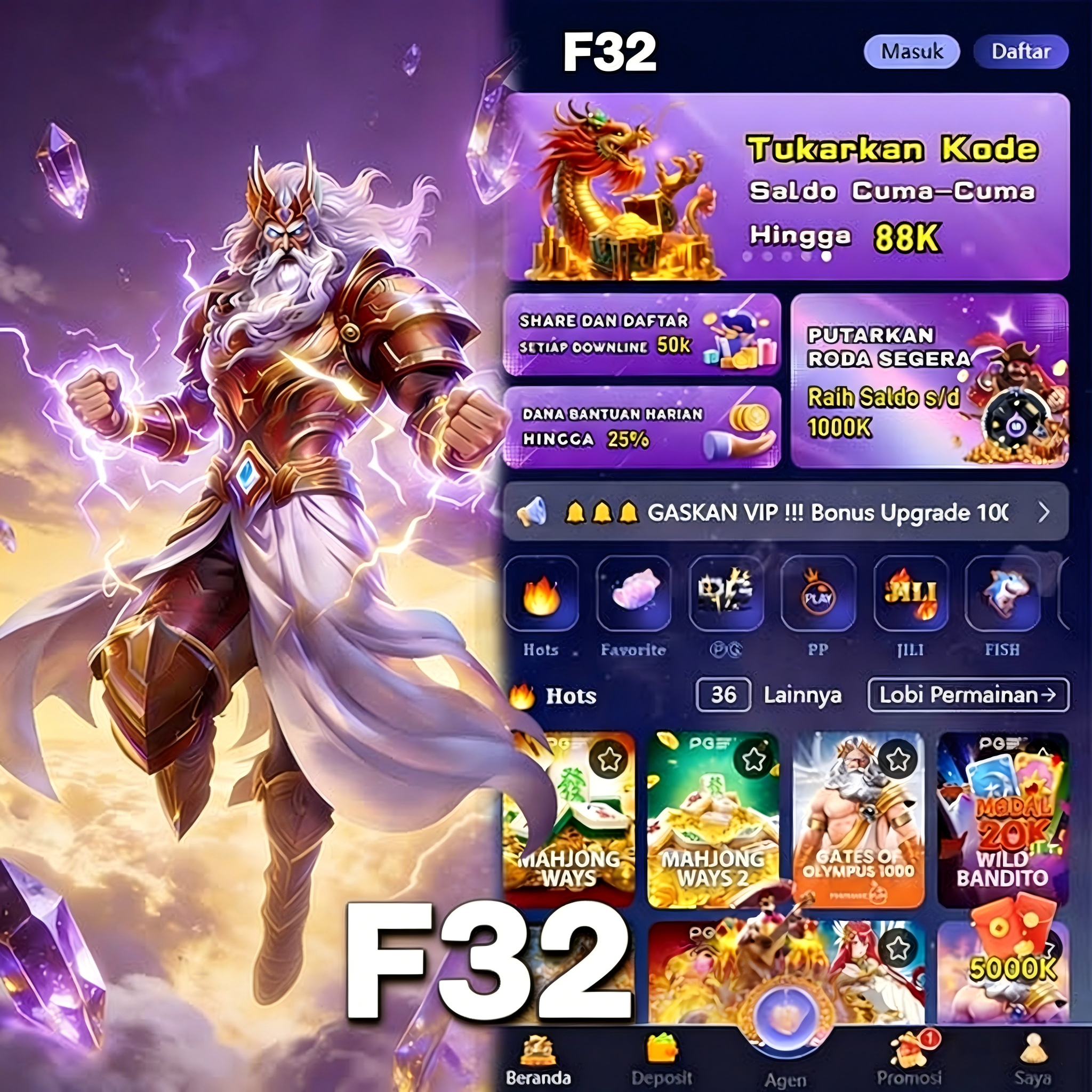 F32 - f32 Daftar App Terbaru Aman 💎